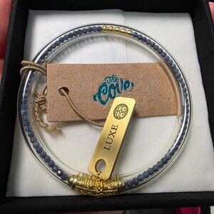 Sapphire Luxe All Weather Bangle - Serenity Prayer